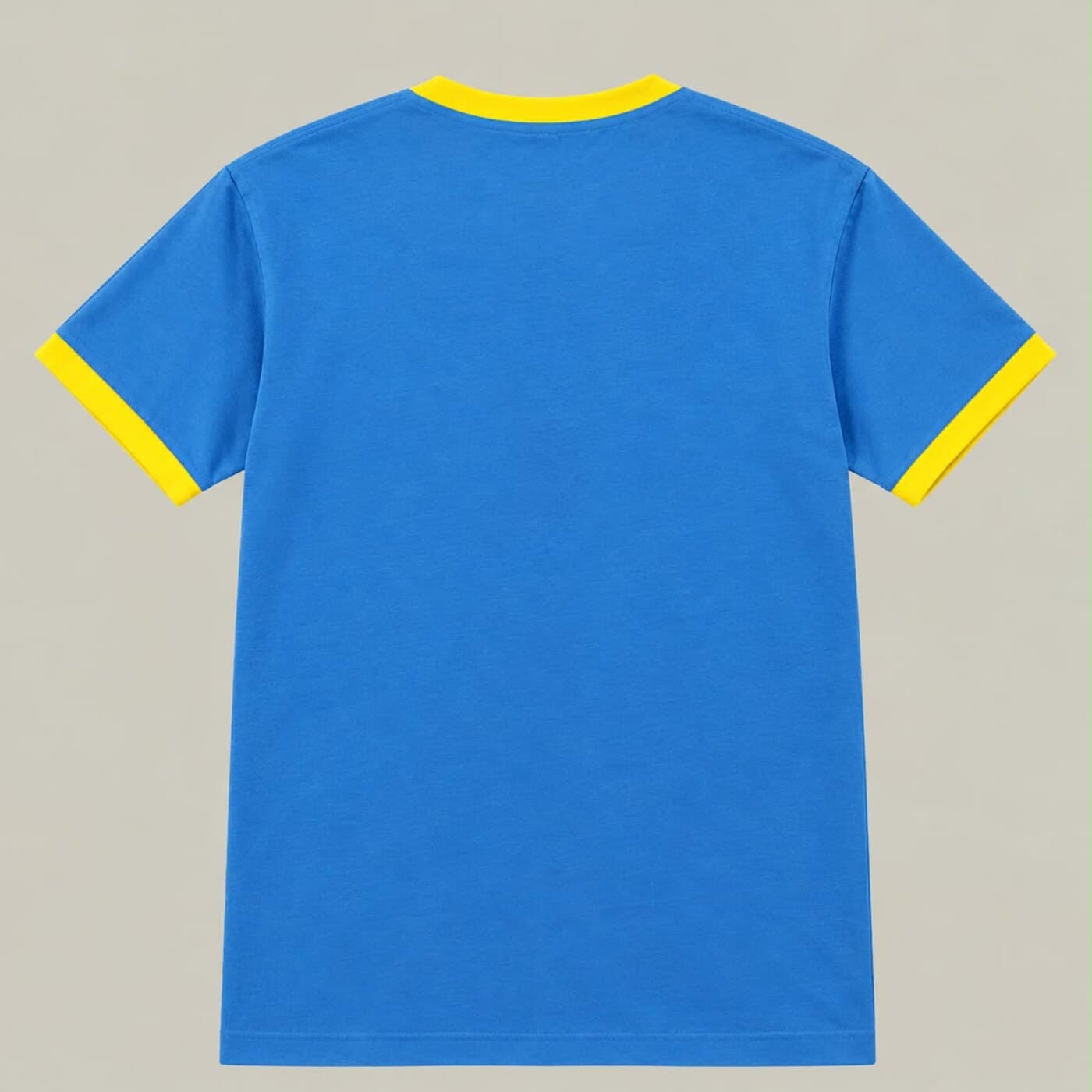 Coastal Abyss Tee back view, clean blue back